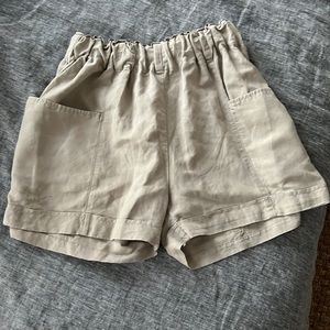 Ozma of California Stucco Silk Noil Utility Short